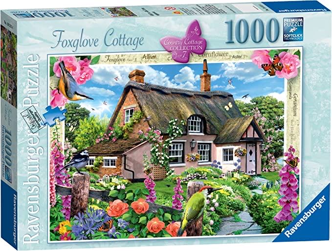 Country Cottage 7: Foxglove Cottage - Ravensburger puzzle collectible - Main Image 1