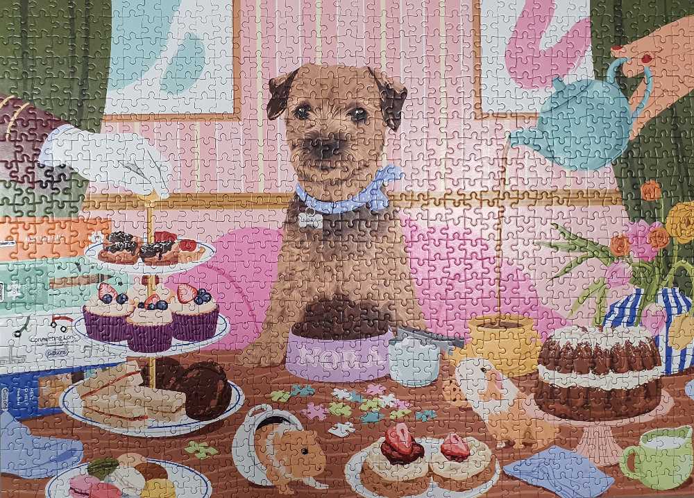 Nibbles With Nora - Cheryl/Stephanie - Gibson puzzle collectible [Barcode 5012269066173] - Main Image 2