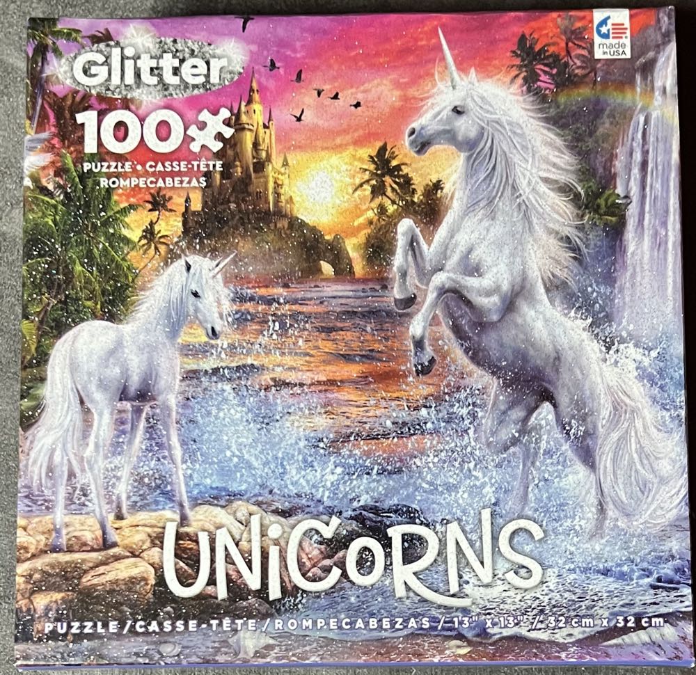 Two Unicorns - Ceaco puzzle collectible [Barcode 021081160605] - Main Image 2