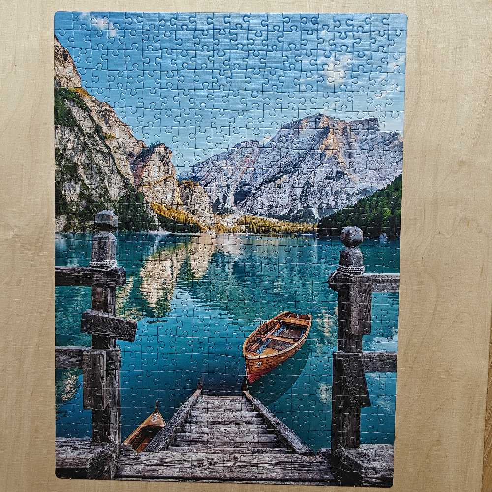 Braies Lake  - Clementoni puzzle collectible [Barcode 8005125350391] - Main Image 2