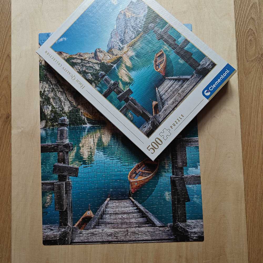 Braies Lake  - Clementoni puzzle collectible [Barcode 8005125350391] - Main Image 3