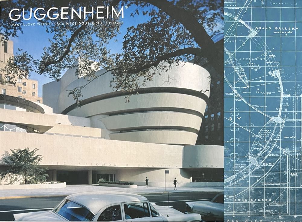 Guggenheim Museum & Museum Blueprint - Galison puzzle collectible [Barcode 9780735362307] - Main Image 3