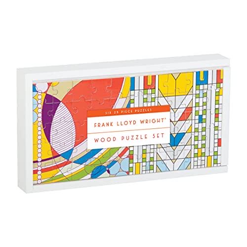 Frank Lloyd Wright Wooden Jigsaw Puzzle Coffee - Galison puzzle collectible [Barcode 9780735355453] - Main Image 1