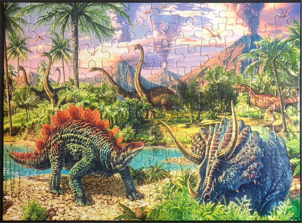 Dinosaur Volcanos 🟦 - Castorland puzzle collectible [Barcode 5904438013234] - Main Image 3