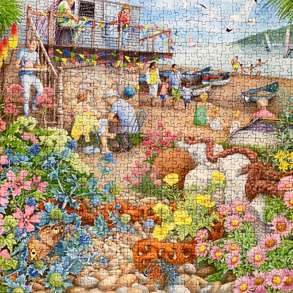 Beach Garden Café - Ravensburger puzzle collectible [Barcode 4005556174799] - Main Image 2