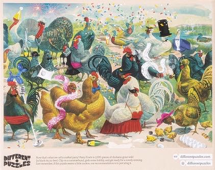 Party Fowls*% - Different puzzles puzzle collectible [Barcode 195893081127] - Main Image 3
