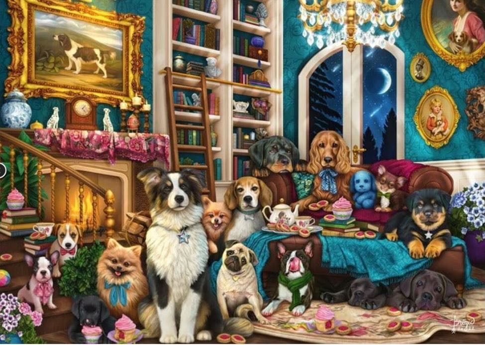 Party In The Library - Schmidt Puzzle puzzle collectible [Barcode 4001504599881] - Main Image 2