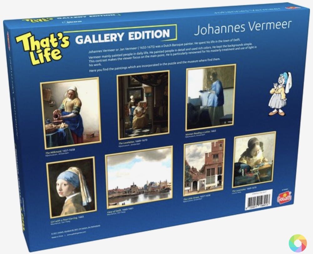 Gallery Edition Johannes Vermeer - goliath puzzle collectible [Barcode 8720077198913] - Main Image 4