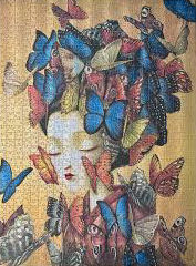 Madame Butterfly - Paperblanks puzzle collectible [Barcode 9781439781456] - Main Image 3