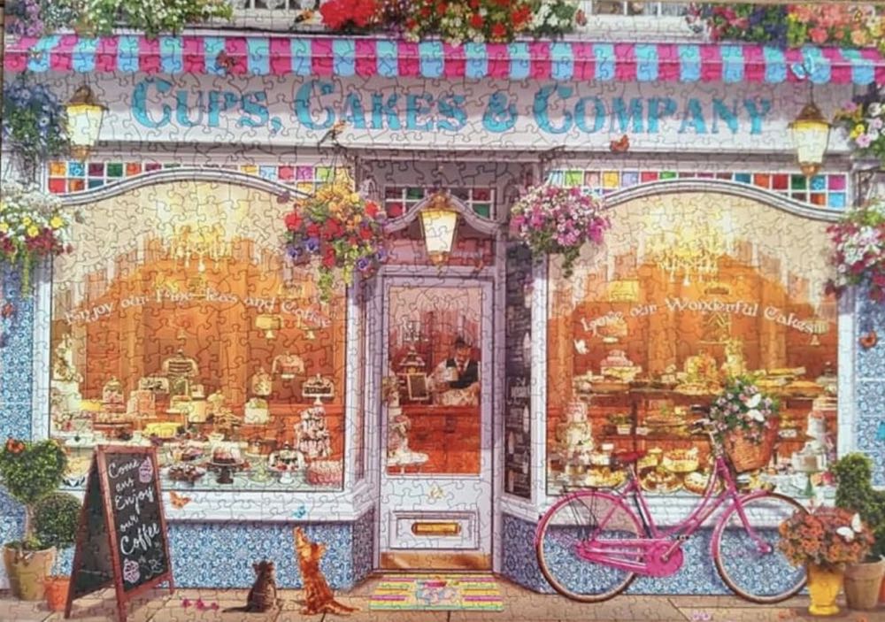 Cups, Cakes & Company - EuroGraphics puzzle collectible [Barcode 0628136655200] - Main Image 4
