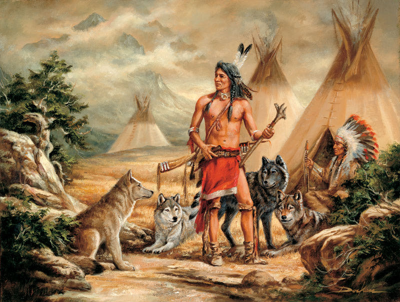 Sacred Allies (VERKOCHT) - SunsOut puzzle collectible - Main Image 2