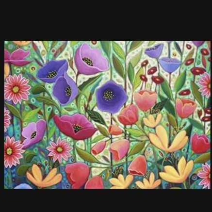 Peggy’s Garden - Enchanted Garden - Ceaco 🇺🇸 puzzle collectible [Barcode 021081310864] - Main Image 2