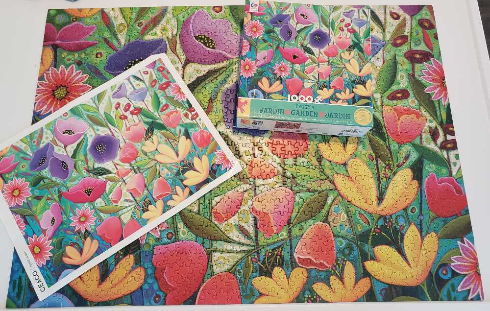 Peggy’s Garden - Enchanted Garden - Ceaco 🇺🇸 puzzle collectible [Barcode 021081310864] - Main Image 3