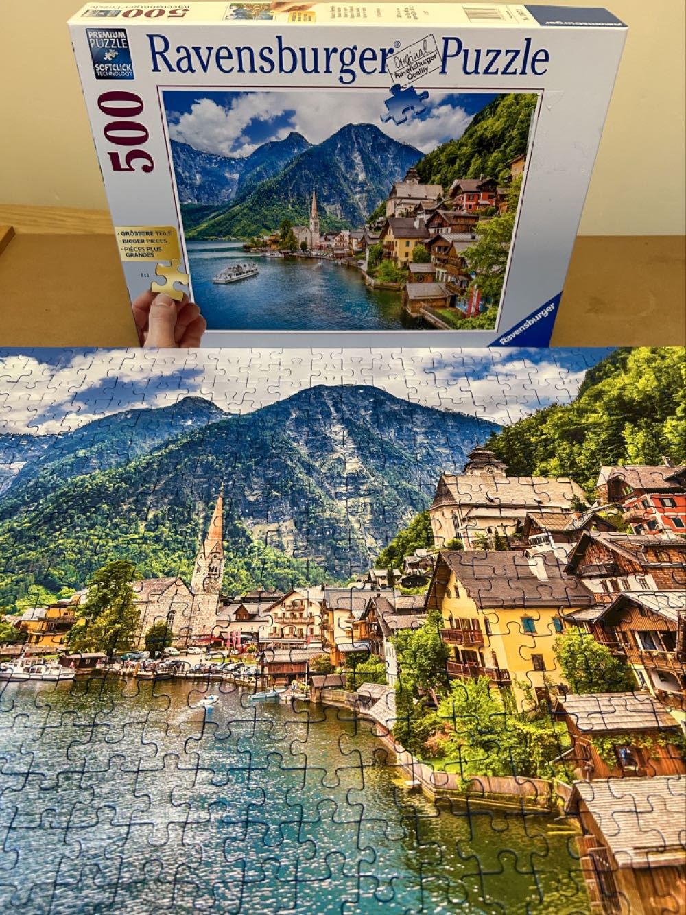 Hallstatt In Austria - Ravensburger puzzle collectible [Barcode 4005556136872] - Main Image 3