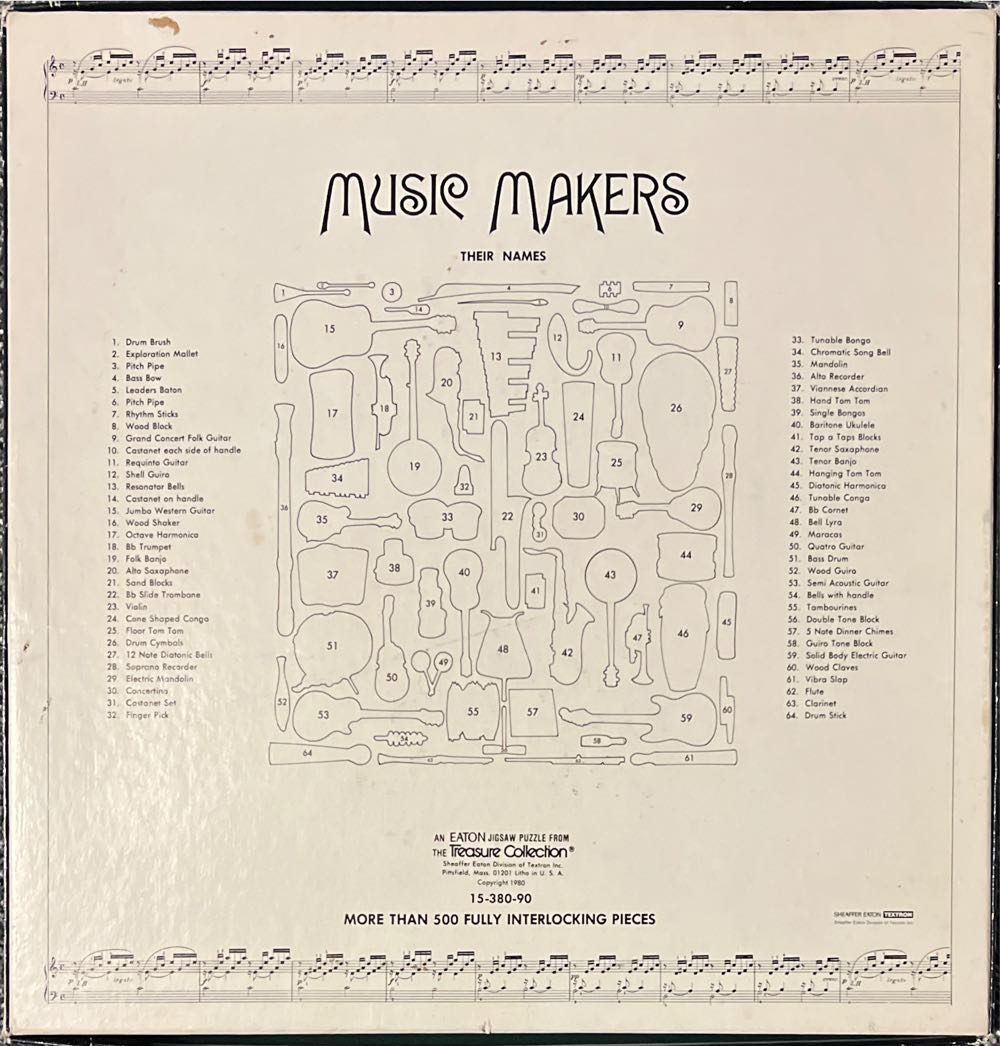 Music Makers - Eaton puzzle collectible - Main Image 2