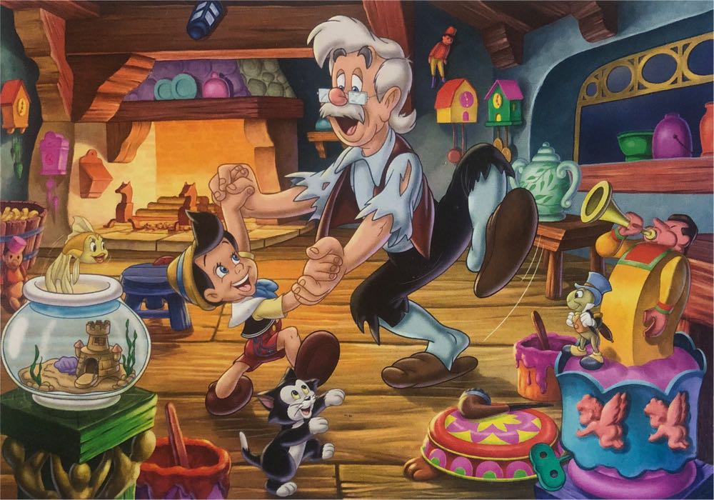 Disneys Pinocchio, Dumbo, Bambi 🟦 - Clementoni puzzle collectible [Barcode 8005125902538] - Main Image 3