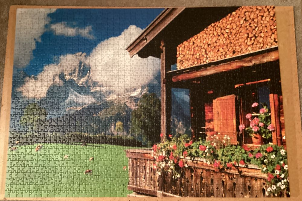 Monti Kaiser, Tirolo Austria, Tirol - Ravensburger puzzle collectible [Barcode 4005556163311] - Main Image 2
