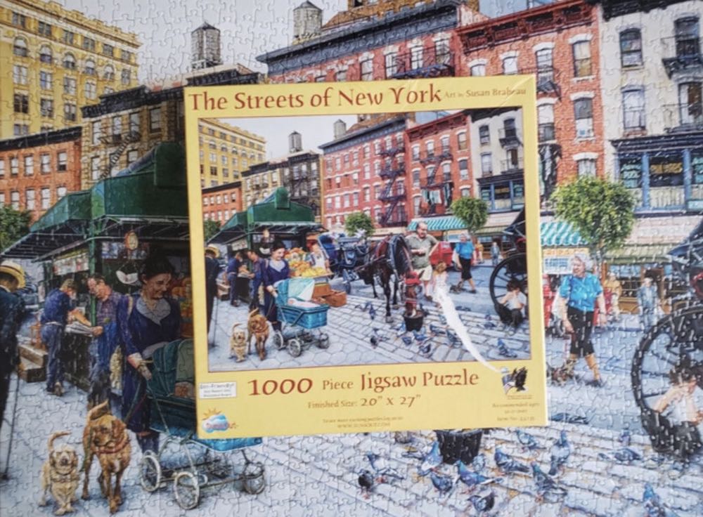 The Streets Of New York - SunsOut puzzle collectible [Barcode 0796780442351] - Main Image 4