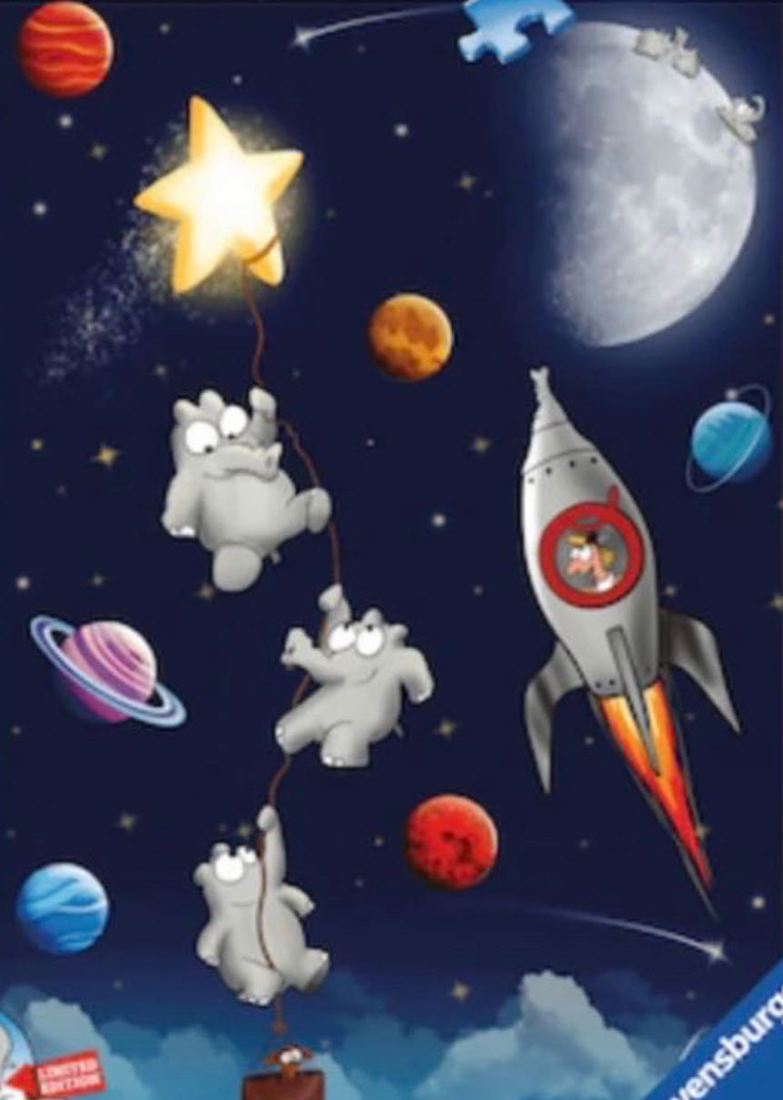 Space Ottifanten - Ravensburger puzzle collectible [Barcode 4005556898312] - Main Image 2