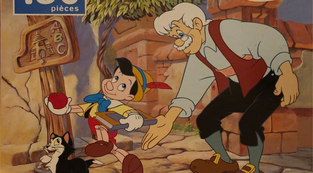 Ponocchios First Day At School🟦 - Ravensburger/Nathan puzzle collectible [Barcode 4005556868001] - Main Image 2