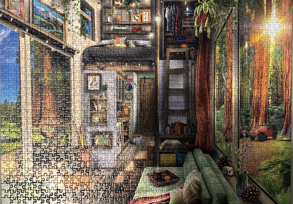 Redwood Forest Tiny House- NFT - Ravensburger 🇩🇪 puzzle collectible - Main Image 2