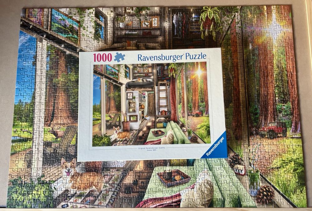 Redwood Forest Tiny House- NFT - Ravensburger 🇩🇪 puzzle collectible - Main Image 3