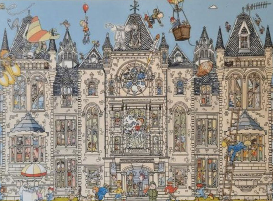 Inside Out Museum 🟦 - Jumbo puzzle collectible [Barcode 8710126014387] - Main Image 2