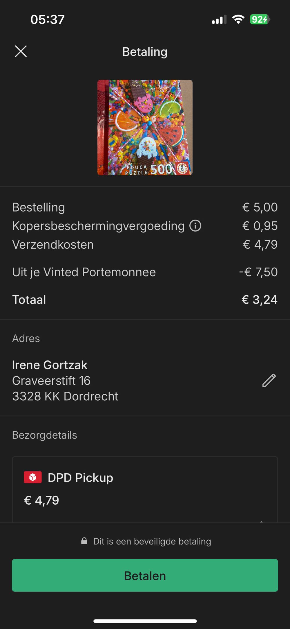 Sweets - Educa puzzle collectible [Barcode 8412668162716] - Main Image 4