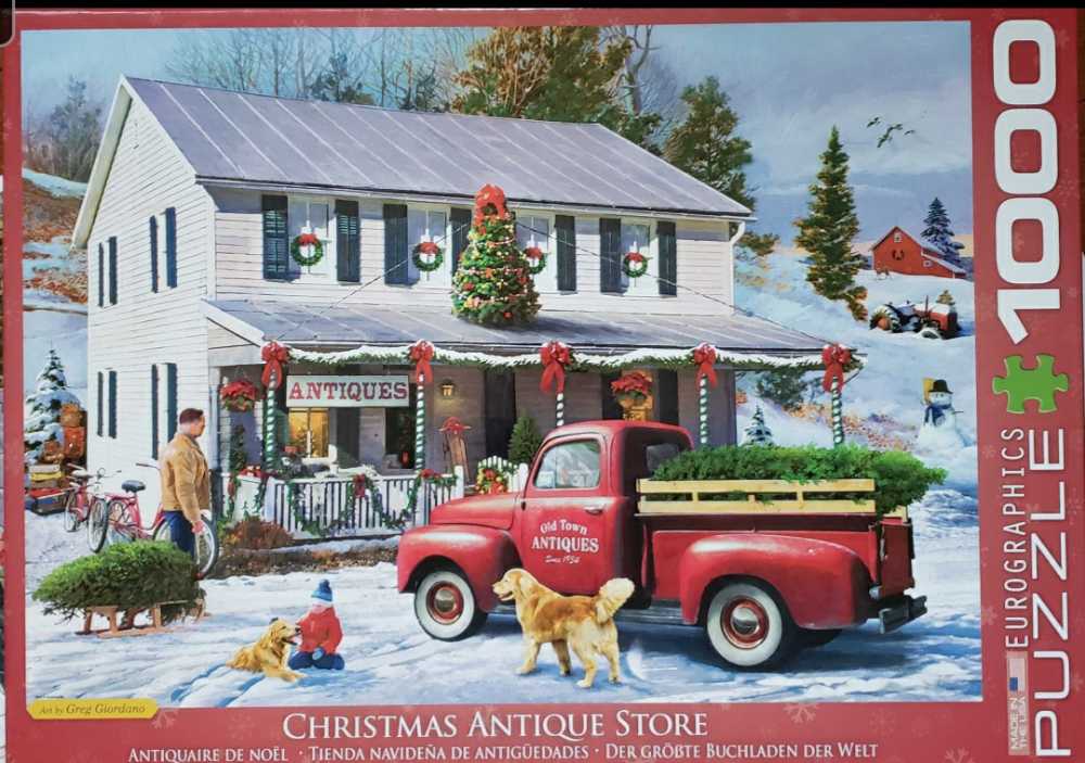 Christmas Antique Store - Eurographics puzzle collectible [Barcode 628136655446] - Main Image 2