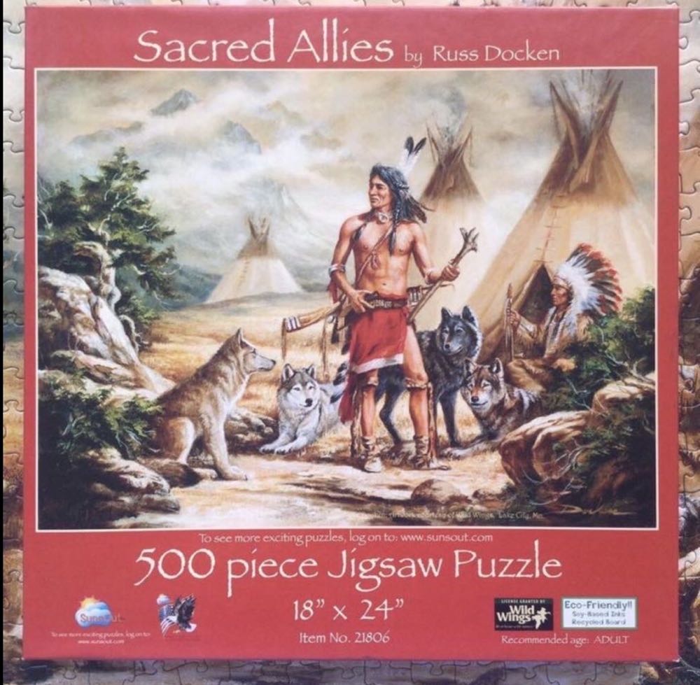 Sacred Allies 🟦 - SunsOut puzzle collectible [Barcode 796780218062] - Main Image 4