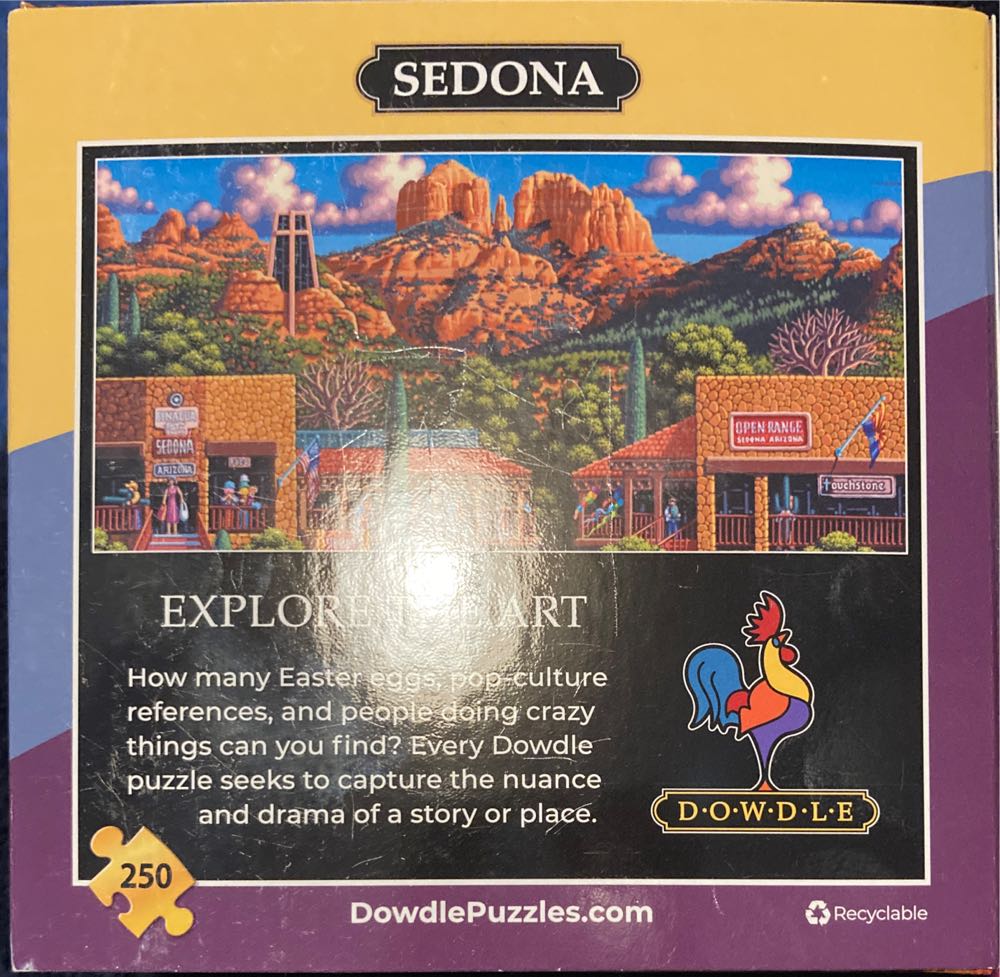 Sedona - Dowdle 🇺🇸 puzzle collectible [Barcode 671095502023] - Main Image 3