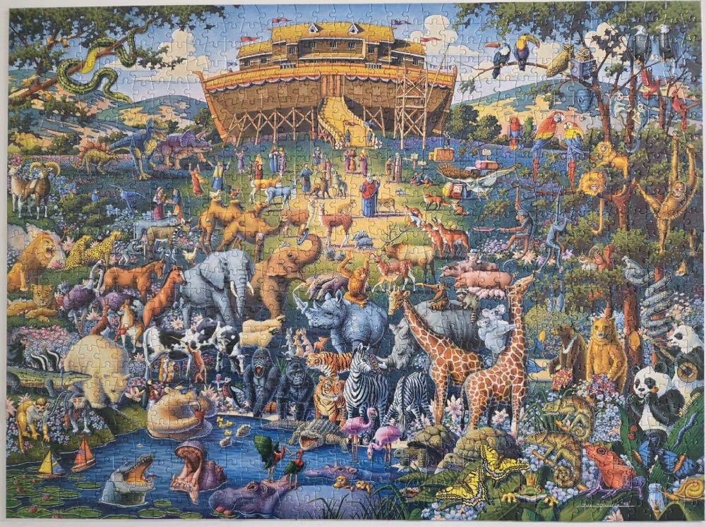 Noah’s Ark - Dowdle puzzle collectible [Barcode 671095100045] - Main Image 2