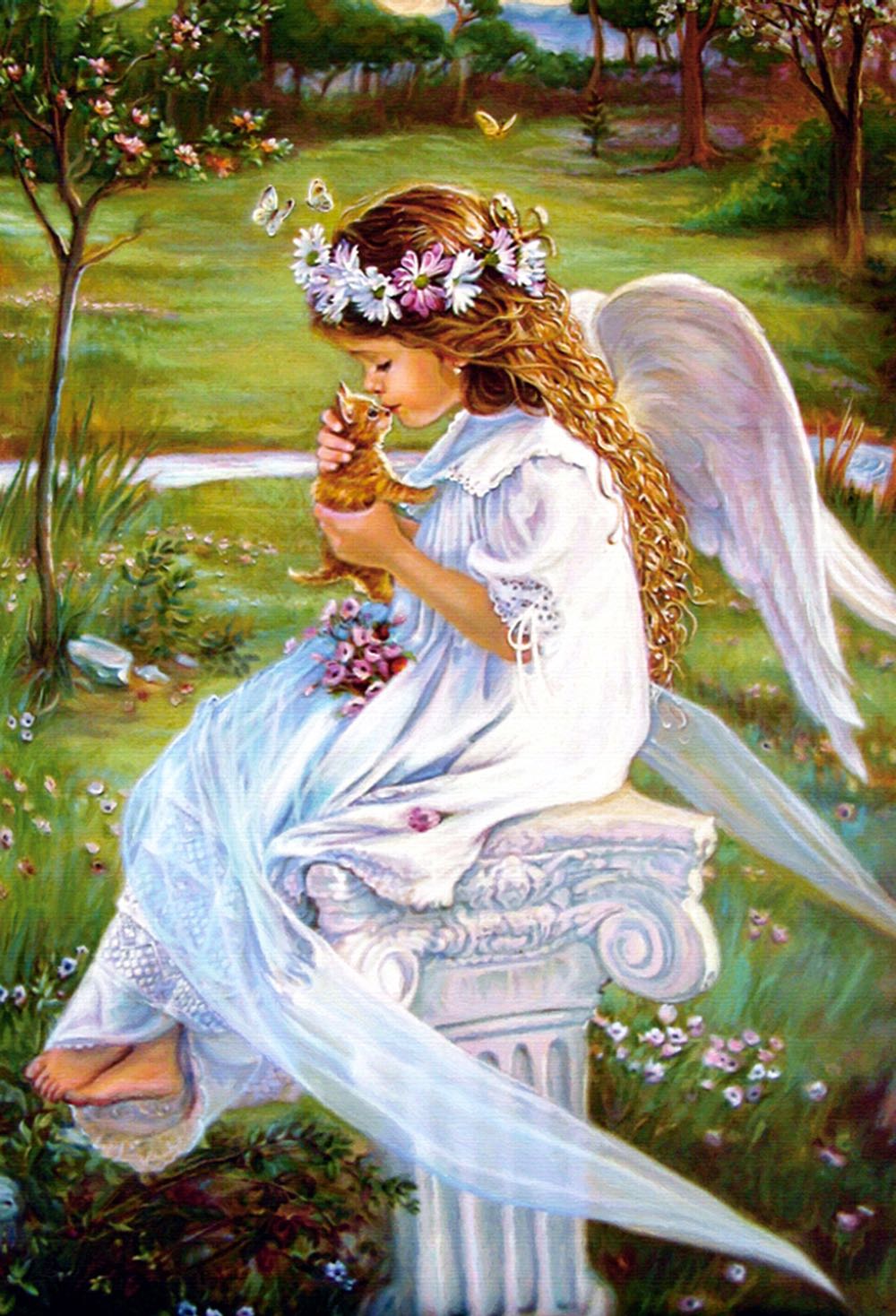 Kissing Kitty 🟦 - Castorland puzzle collectible [Barcode 5904438051748] - Main Image 2