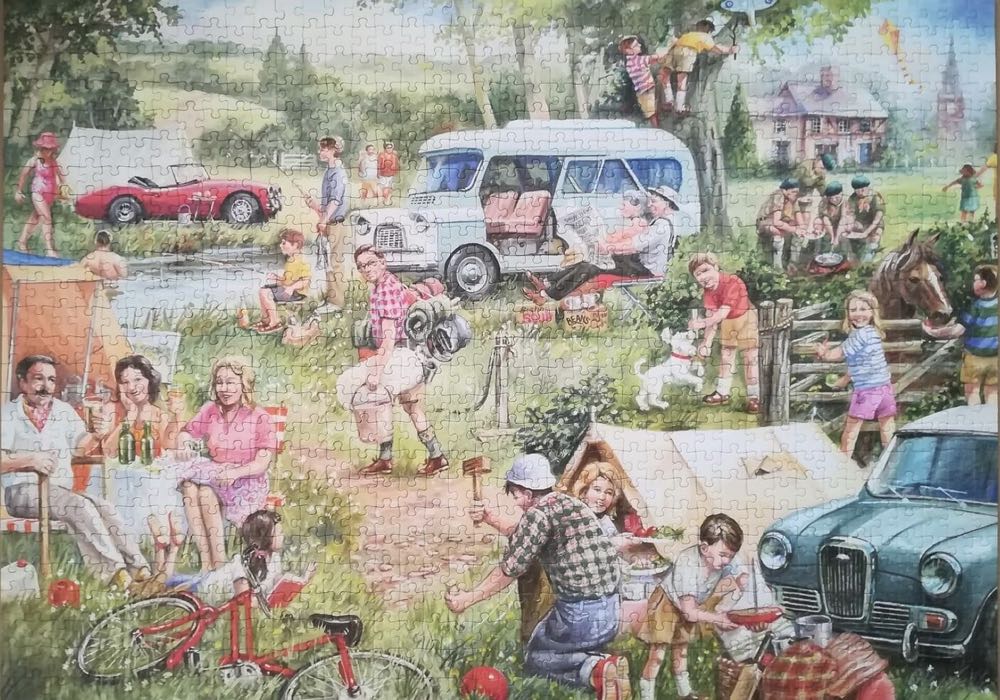 Camping Holiday 🟦 - Falcon de luxe puzzle collectible [Barcode 8710126110287] - Main Image 4