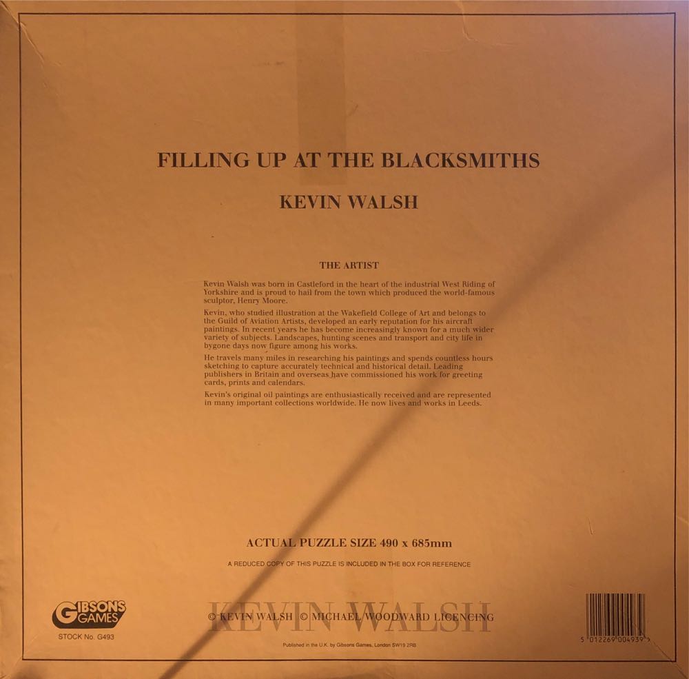 Memories Of Steam - Gibsons puzzle collectible [Barcode 5012269004939] - Main Image 2