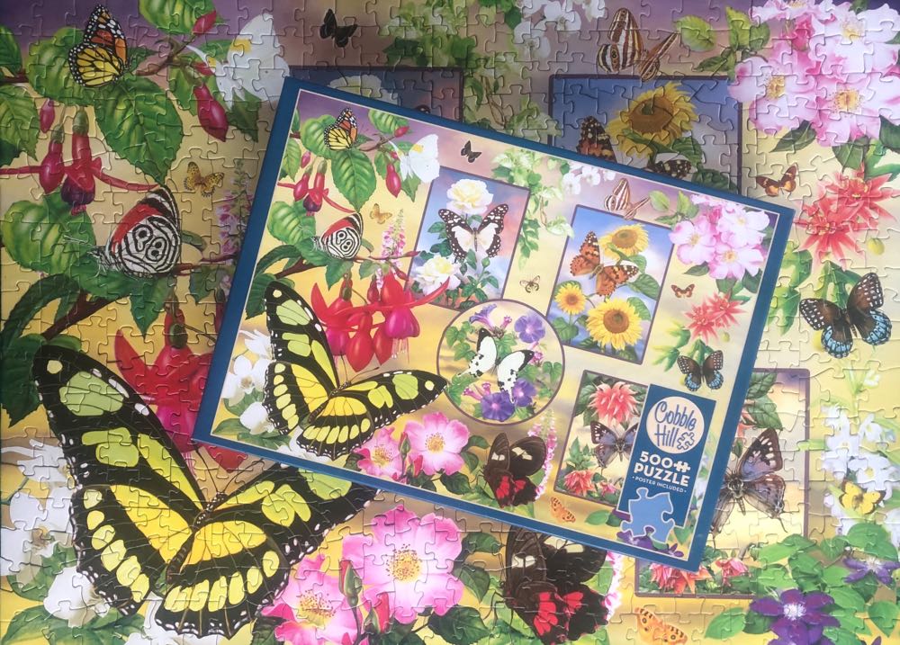 Butterfly Magic - Cobble Hill puzzle collectible [Barcode 625012850629] - Main Image 4