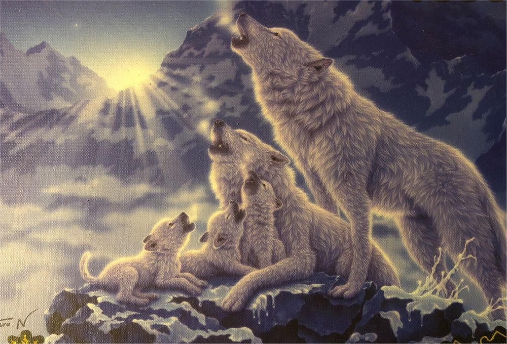 Wolves And Mountains🟦 - Köningspuzzle puzzle collectible [Barcode 4665299664768] - Main Image 2