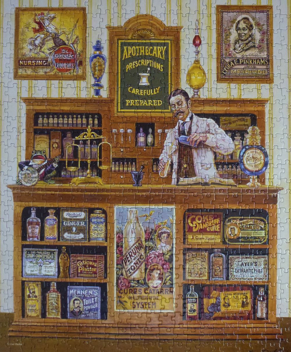 The Apothecary  - SunsOut puzzle collectible [Barcode 796780241589] - Main Image 2