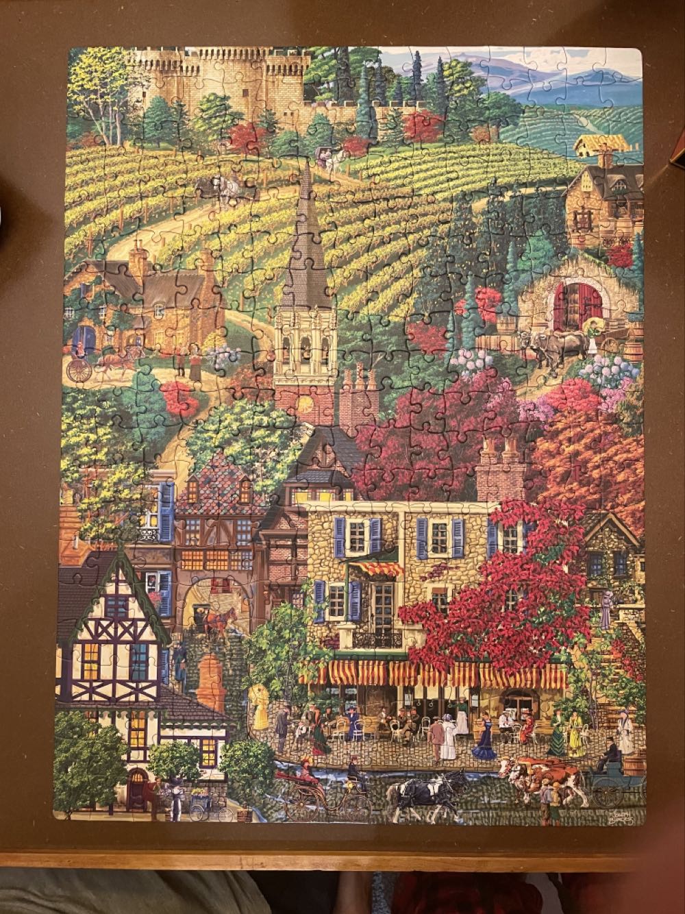 French Vineyard  - Milton Bradley puzzle collectible [Barcode 778988573716] - Main Image 2
