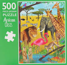 African Oasis - Page Publications puzzle collectible [Barcode 9781648330483] - Main Image 2