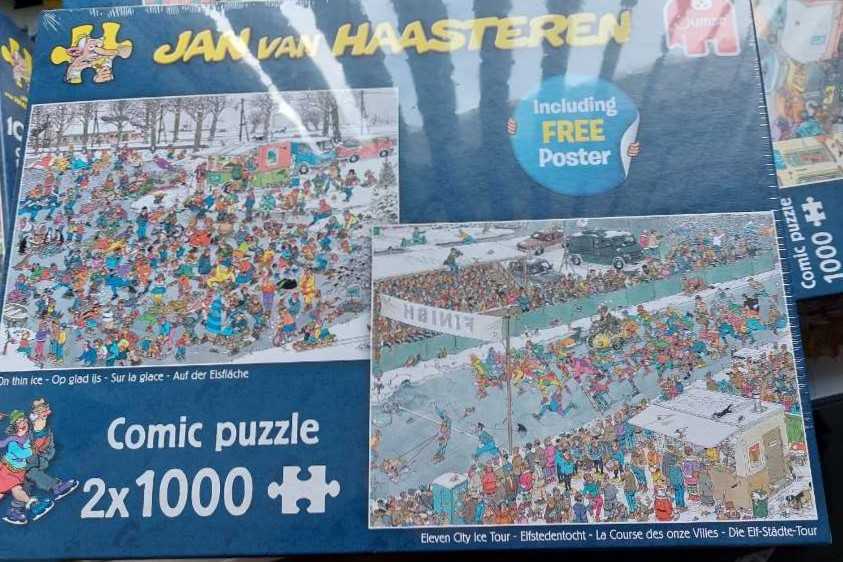 Op Glad Ijs | Elfstedentocht (Niet) - Jumbo puzzle collectible [Barcode 8710126820247] - Main Image 3