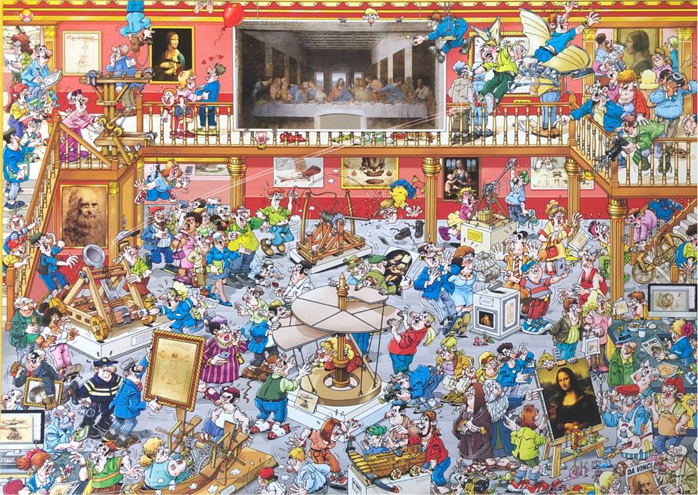 Gallery Edition Leonardo Da Vinci - goliath puzzle collectible [Barcode 8720077198944] - Main Image 2