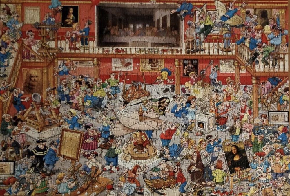 Gallery Edition Leonardo Da Vinci - goliath puzzle collectible [Barcode 8720077198944] - Main Image 4