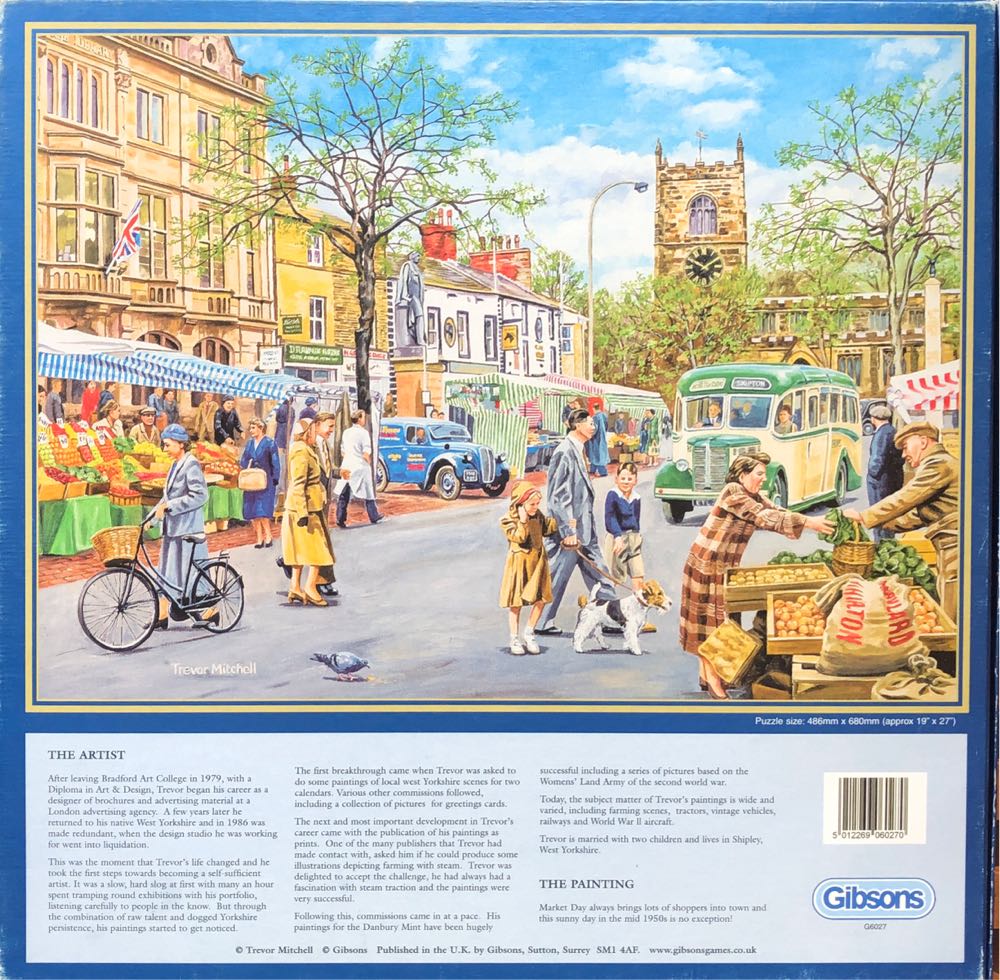 Market Day - Gibsons puzzle collectible [Barcode 5012269060270] - Main Image 3