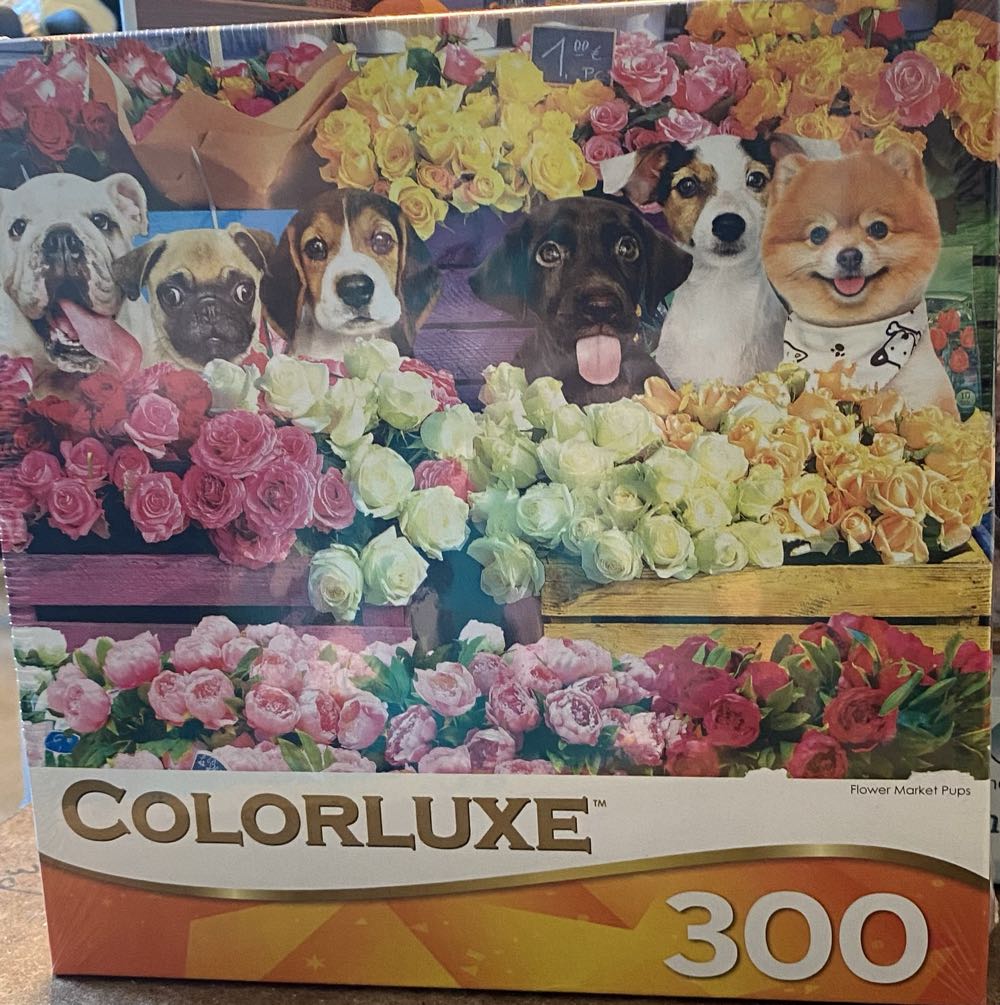 Flower Market Pups BAC - Cra-Z-Art puzzle collectible [Barcode 4895145428217] - Main Image 2