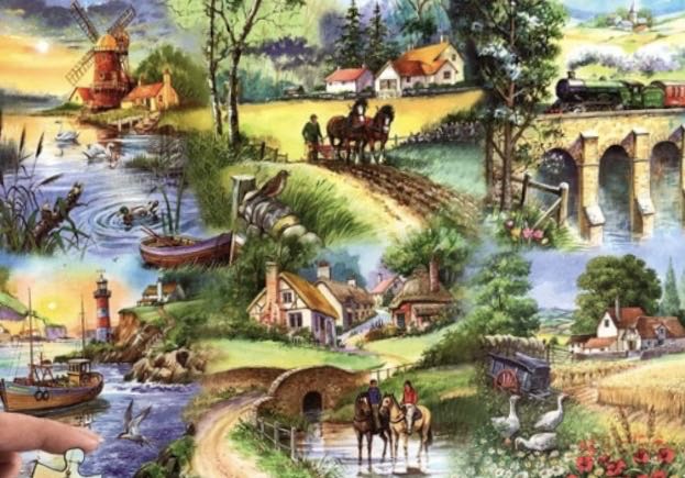 Green & Pleasant Land - Gibsons puzzle collectible [Barcode 5012269009385] - Main Image 2