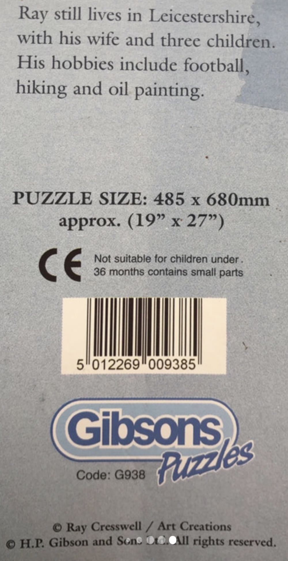 Green & Pleasant Land - Gibsons puzzle collectible [Barcode 5012269009385] - Main Image 3