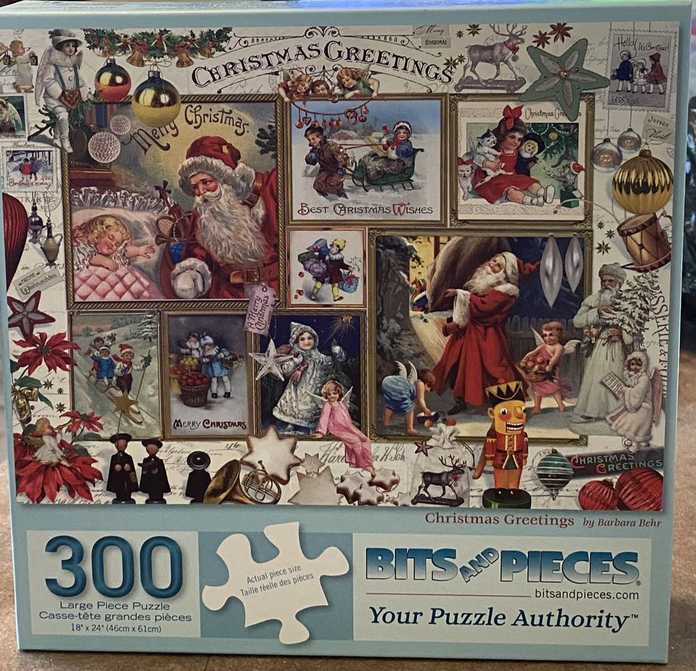 Christmas Greetings - Bits & Pieces puzzle collectible [Barcode 192949034977] - Main Image 2