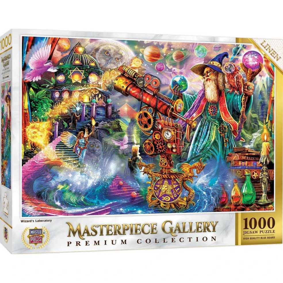 Wizard’s Laboratory - MasterPieces puzzle collectible [Barcode 705988821370] - Main Image 2