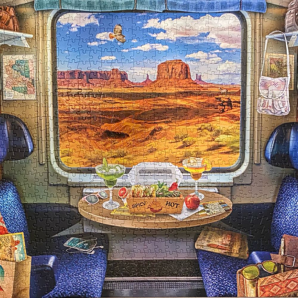 Monument Valley Train Ride 💎 - Buffalo puzzle collectible [Barcode 079346127405] - Main Image 2